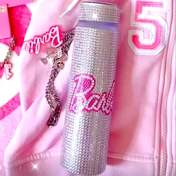 Barbie Rhinestone Water Bottle - Picture 2 of 16